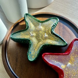 Candela stella in jesmonite