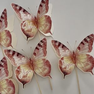 Papillon 3D marqué