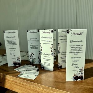 Menu da tavolo personalizzabile