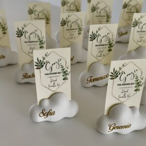 Placeholder cloud avec carton et nom