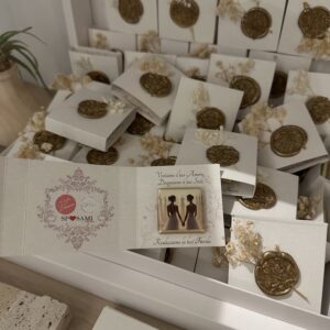 Segnaposto Chic con cioccolatino