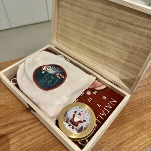 Tombola personalizzata con scatola di legno