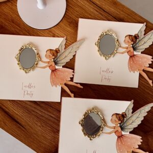 Cartoncino decorativo con specchio personalizzabile