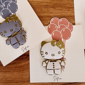 Cartoncino decorativo con portacellulare