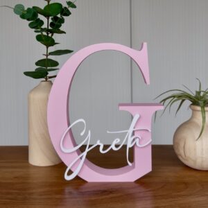 Lettera 3D in Resina Personalizzabile