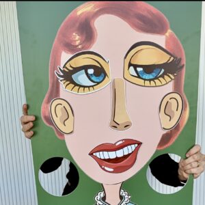 Pannello Interattivo “Mani in Faccia” – 50×70 cm in Forex 5 mm
