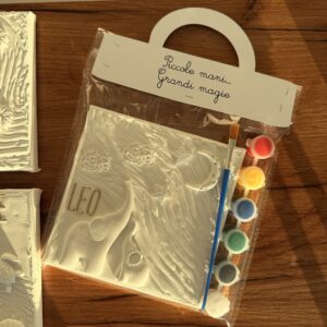 Kit Creativo Personalizzato – Tela 15×15 cm con Gessetti e Colori Acrilici